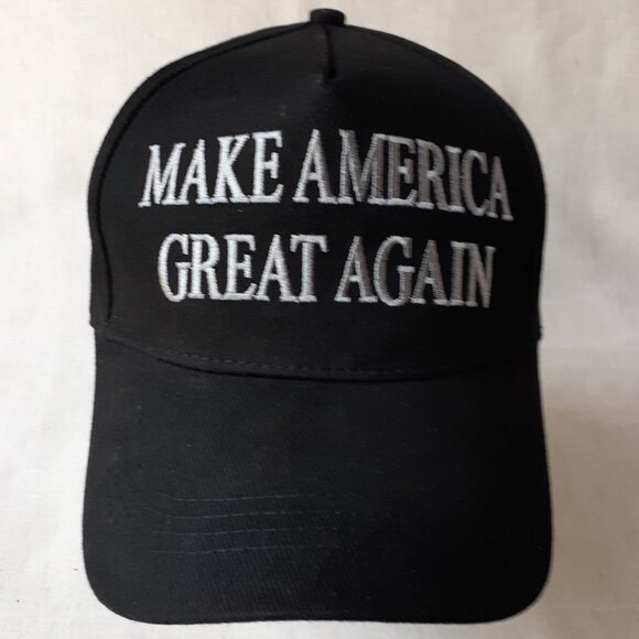 MAGA - Never Surrender - Black Baseball Cap - Adjustable Fit - Picture 9 of 9